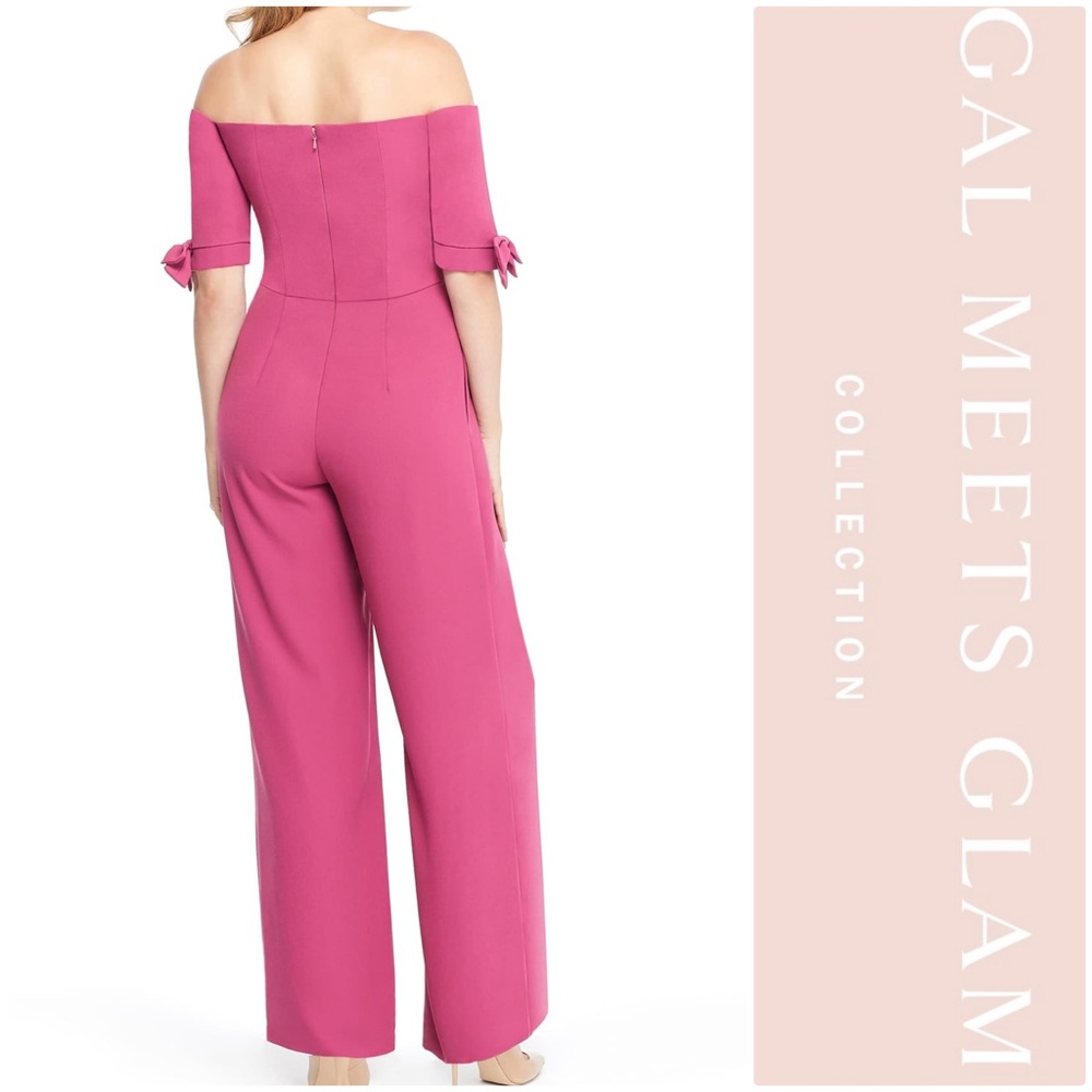Gal Meets Glam Meredith Crepe Jumpsuit - Picture 7 of 8